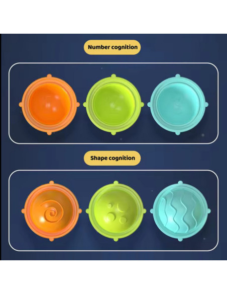 WOOPIE BABY Kosmiczny Spinner Pop-it  Zabawka Sensoryczna  Wymienne 3 szt.