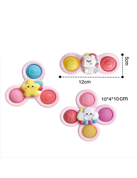 WOOPIE BABY Kosmiczny Spinner Pop-it  Zabawka Sensoryczna  Wymienne 3 szt.