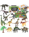 WOOPIE Zestaw Park Dinozaurów Figurki + Mata i Akcesoria 23 el.