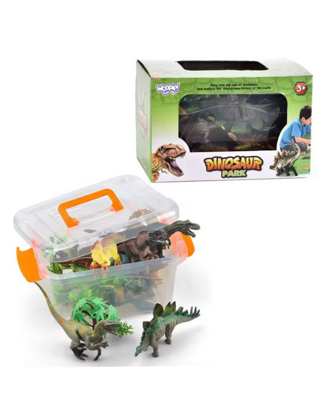 WOOPIE Zestaw Park Dinozaurów Figurki + Mata i Akcesoria 23 el.
