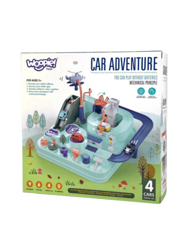 WOOPIE  Interaktywny Tor Samochodowy "Samochodowa Przygoda"
