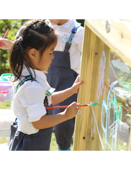 CLASSIC WORLD Zestaw Dwustronna Tablica Sztaluga do Malowania Z Pompą Wody