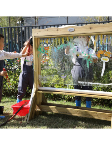 CLASSIC WORLD Zestaw Dwustronna Tablica Sztaluga do Malowania Z Pompą Wody