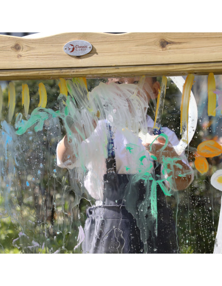 CLASSIC WORLD Zestaw Dwustronna Tablica Sztaluga do Malowania Z Pompą Wody