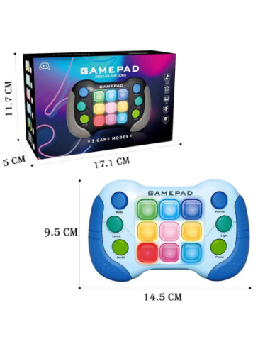 WOOPIE Elektroniczna Gra Zręcznościowa Pop-It Fidget Toy Gamepad 2