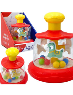 WOOPIE BABY Kolorowe Koniki Czerwona Bączek Karuzela