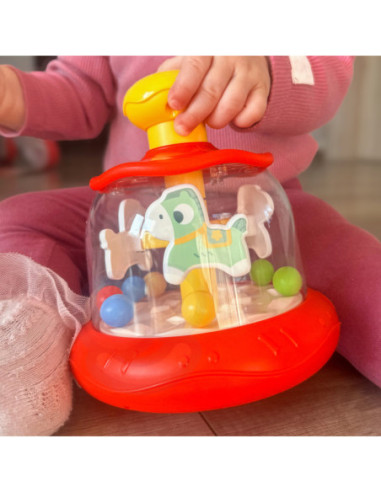 WOOPIE BABY Kolorowe Koniki Czerwona Bączek Karuzela