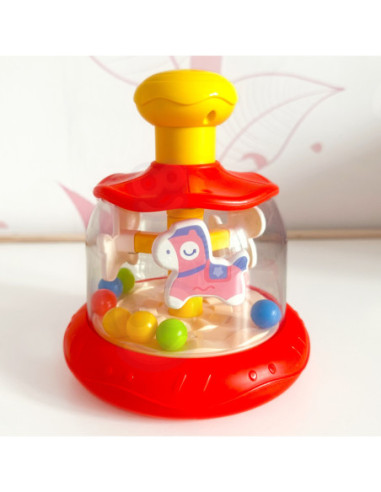 WOOPIE BABY Kolorowe Koniki Czerwona Bączek Karuzela