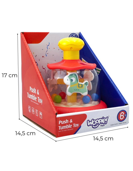 WOOPIE BABY Kolorowe Koniki Czerwona Bączek Karuzela