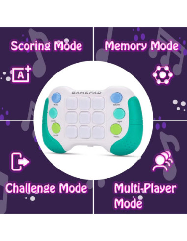 WOOPIE Elektroniczna Gra Zręcznościowa Pop-It Fidget Toy Gamepad 2