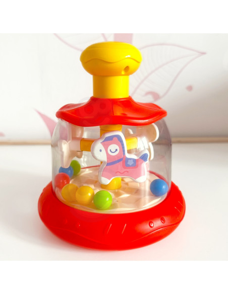 WOOPIE BABY Kolorowe Koniki Czerwona Bączek Karuzela