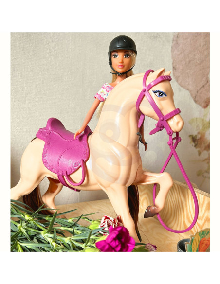 WOOPIE ROYAL Zestaw Urocza Lalka z Koniem + Akcesoria