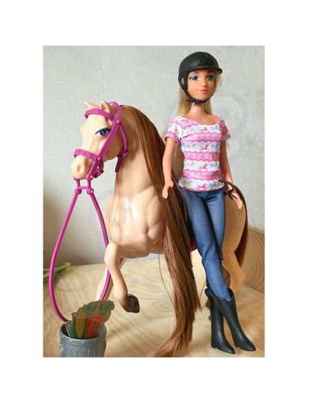 WOOPIE ROYAL Zestaw Urocza Lalka z Koniem + Akcesoria