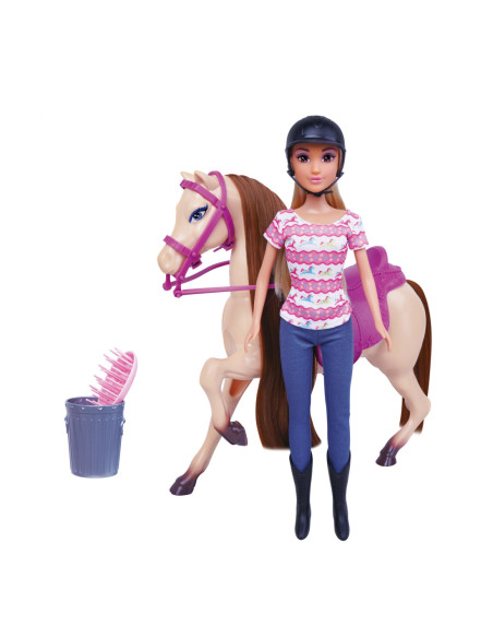 WOOPIE ROYAL Zestaw Urocza Lalka z Koniem + Akcesoria