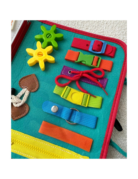 WOOPIE  Edukacyjna Książeczka Walizka Montessori - Księżyc