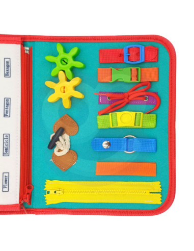 WOOPIE  Edukacyjna Książeczka Walizka Montessori - Księżyc