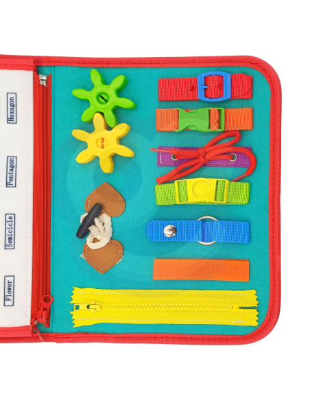 WOOPIE  Edukacyjna Książeczka Walizka Montessori - Księżyc