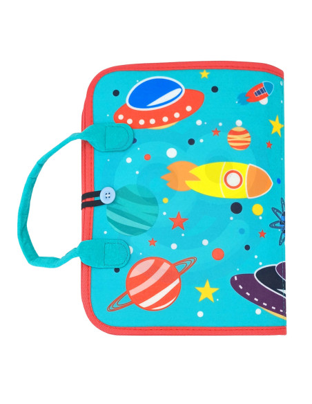 WOOPIE  Edukacyjna Książeczka Walizka Montessori - Księżyc