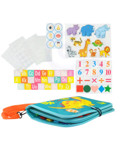 WOOPIE  Edukacyjna Książeczka Torba Montessori - Dinozaury