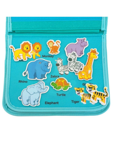 WOOPIE  Edukacyjna Książeczka Torba Montessori - Dinozaury