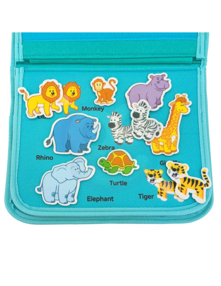 WOOPIE  Edukacyjna Książeczka Torba Montessori - Dinozaury