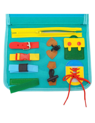 WOOPIE  Edukacyjna Książeczka Torba Montessori - Dinozaury