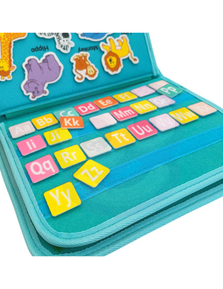 WOOPIE  Edukacyjna Książeczka Torba Montessori - Dinozaury