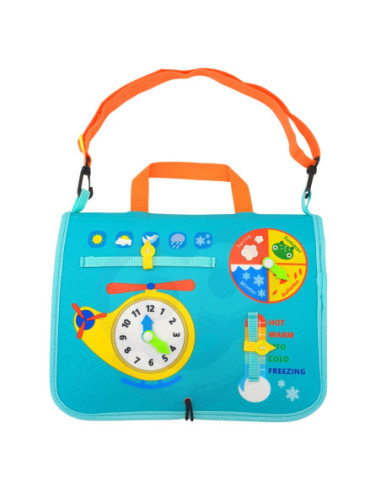 WOOPIE  Edukacyjna Książeczka Torba Montessori - Dinozaury