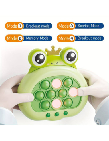 WOOPIE Gra POP IT Elektryczna Antystresowa Zręcznościowa Żabka