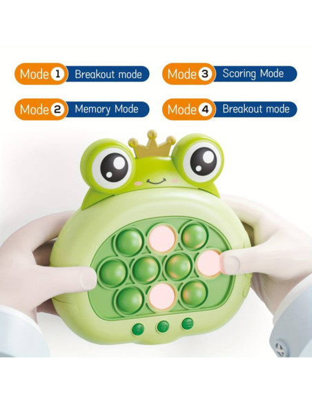 WOOPIE Gra POP IT Elektryczna Antystresowa Zręcznościowa Żabka