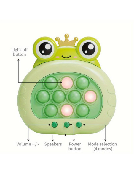 WOOPIE Gra POP IT Elektryczna Antystresowa Zręcznościowa Żabka