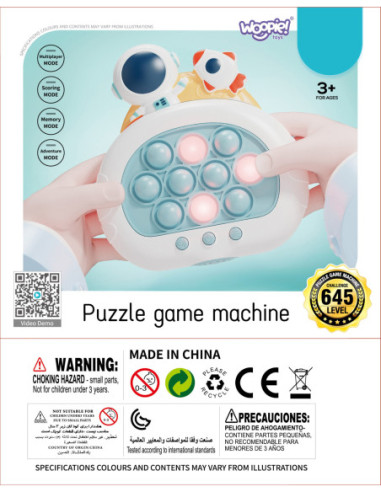 WOOPIE Gra POP IT Elektryczna Antystresowa Zręcznościowa Kosmos