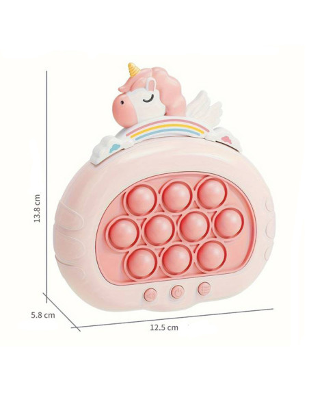 WOOPIE Gra POP IT Elektryczna Antystresowa Zręcznościowa Jednorożec