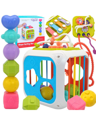 WOOPIE BABY Sensoryczna Edukacyjna Kostka Aktywności