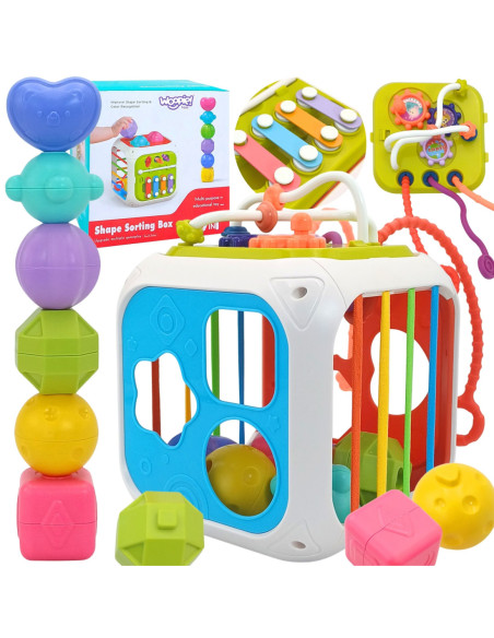 WOOPIE BABY Sensoryczna Edukacyjna Kostka Aktywności