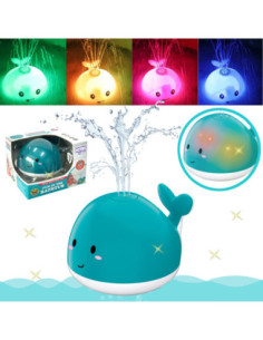 WOOPIE Whale Fountain Bath Toy - Blue