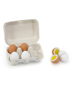 VIGA Drewniane Jajka Do Krojenia w Wytłoczce 2