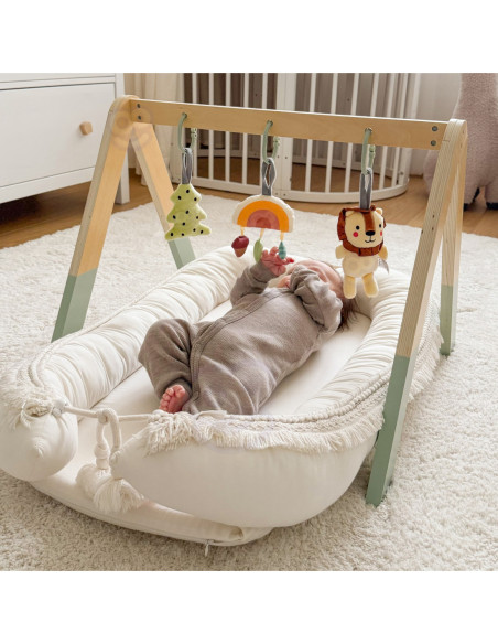 TOOKY TOY Baby Gym Stojak Edukacyjny Gimnastyczny 3 Zawieszki