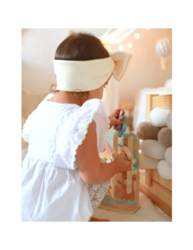 TOOKY TOY Labirynt Tablica Edukacyjna Tor 2w1 Labirynt Drewniany