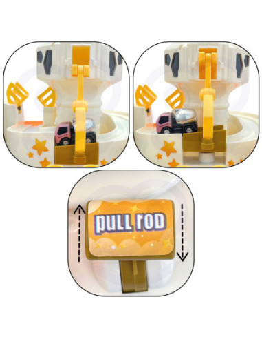 WOOPIE Interaktywny Tor Samochodowy " Kosmiczna Przygoda Astronauty"