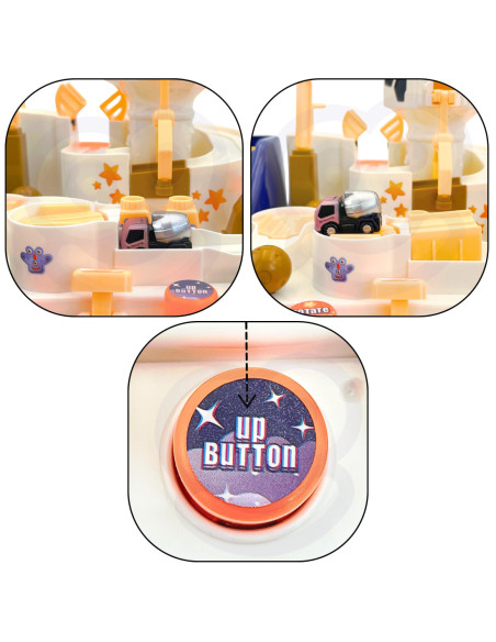 WOOPIE Interaktywny Tor Samochodowy " Kosmiczna Przygoda Astronauty"