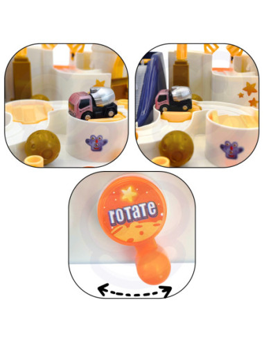 WOOPIE Interaktywny Tor Samochodowy " Kosmiczna Przygoda Astronauty"