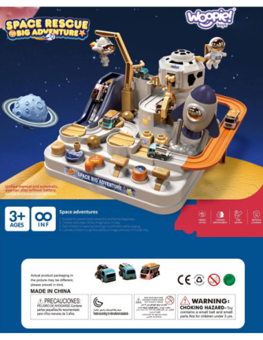 WOOPIE Interaktywny Tor Samochodowy " Kosmiczna Przygoda Astronauty"
