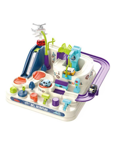 WOOPIE Interaktywny Tor Samochodowy  "Pojazdy Miejskie"