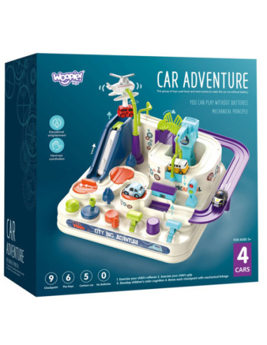 WOOPIE Interaktywny Tor Samochodowy  "Pojazdy Miejskie"