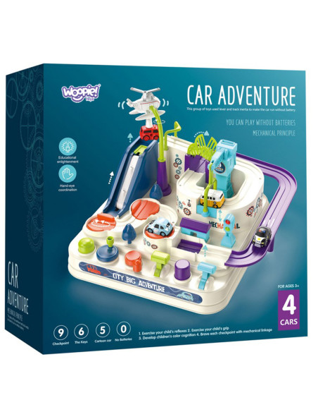 WOOPIE Interaktywny Tor Samochodowy  "Pojazdy Miejskie"