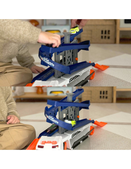 WOOPIE Interaktywny Tir Tor dla Aut z Dwiękiem i Światłem