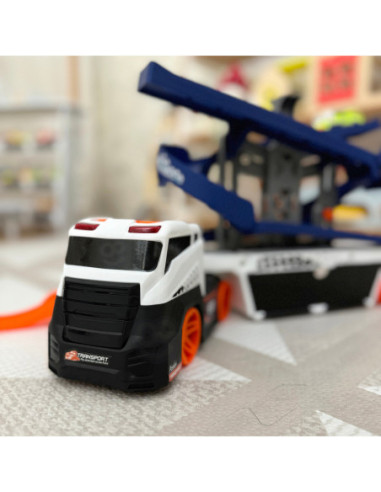 WOOPIE Interaktywny Tir Tor dla Aut z Dwiękiem i Światłem