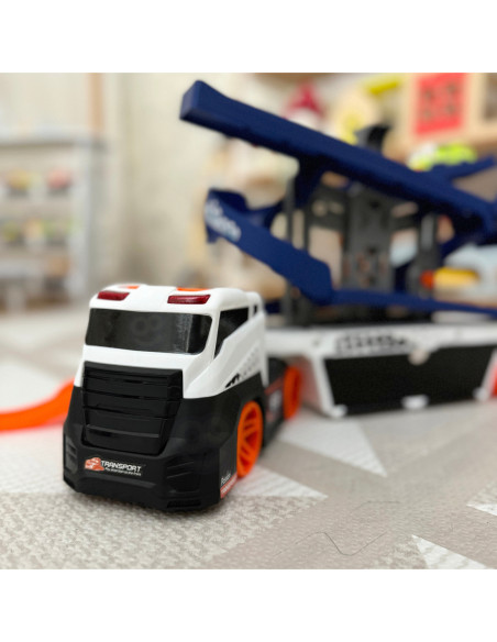 WOOPIE Interaktywny Tir Tor dla Aut z Dwiękiem i Światłem