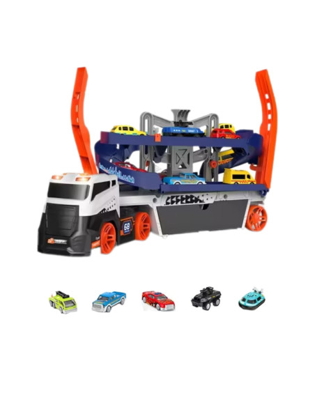 WOOPIE Interaktywny Tir Tor dla Aut z Dwiękiem i Światłem